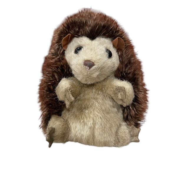 Folkmanis Hedgehog Hand Puppet Plush 7" Full Body Soft Stuffed Toy - Picture 1 of 12